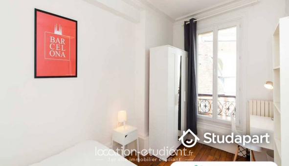 Colocation �tudiante Studio &agrave; Paris 10�me arrondissement (75010)
