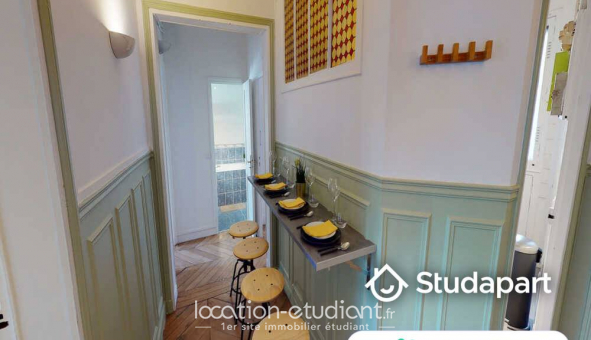 Colocation �tudiante Studio &agrave; Paris 10�me arrondissement (75010)