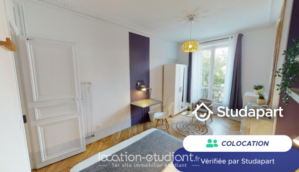 Colocation tudiante Chambre dans une colocation de 14m2