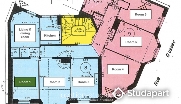 Colocation tudiante Studio à Paris 12me arrondissement (75012)