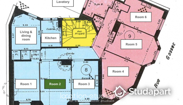 Colocation tudiante Studio à Paris 12me arrondissement (75012)