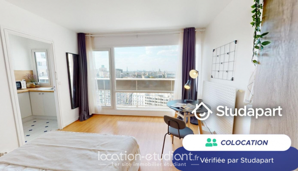 Colocation tudiante Studio à Paris 13me arrondissement (75013)