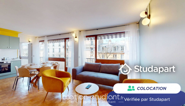 Colocation tudiante Studio à Paris 13me arrondissement (75013)