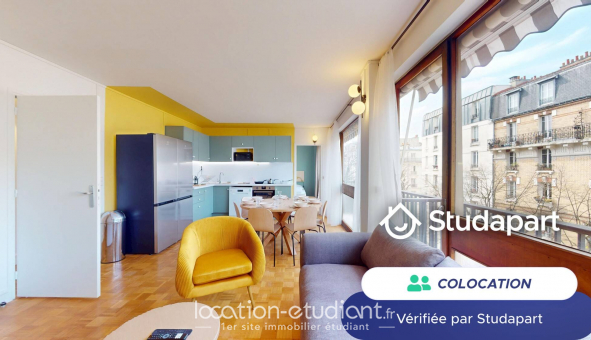 Colocation tudiante Studio à Paris 13me arrondissement (75013)