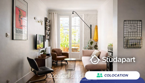 Colocation �tudiante Studio &agrave; Paris 13�me arrondissement (75013)
