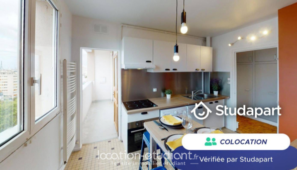 Colocation tudiante T1 à Paris 13me arrondissement (75013)