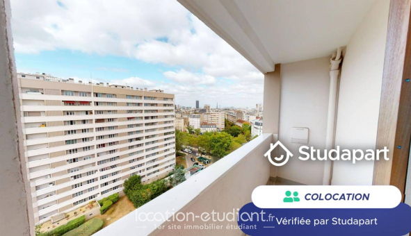 Colocation tudiante T1 à Paris 13me arrondissement (75013)