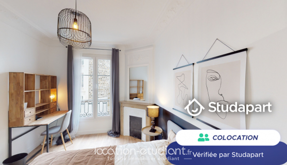 Colocation tudiante Chambre dans une colocation de 11m2