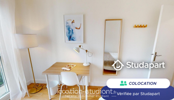 Colocation tudiante Studio à Paris 15me arrondissement (75015)