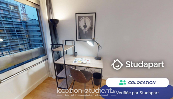 Colocation tudiante Studio à Paris 15me arrondissement (75015)