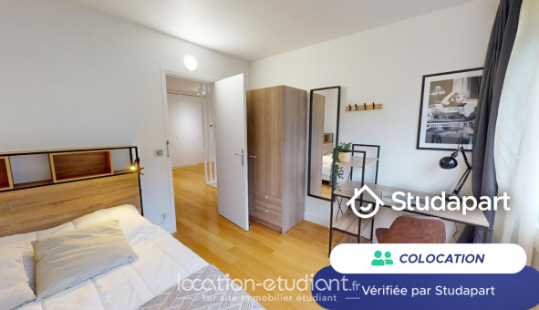Colocation étudiante Studio à Paris 15ème arrondissement (75015)