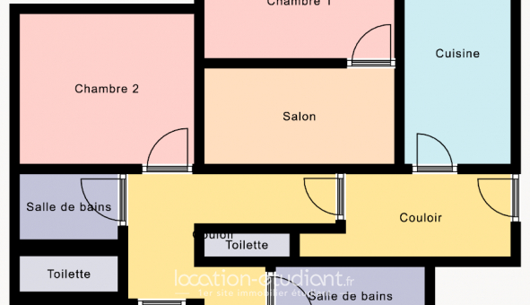 Colocation tudiante Studio à Paris 15me arrondissement (75015)