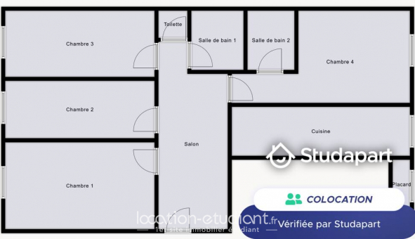 Colocation tudiante Studio à Paris 15me arrondissement (75015)