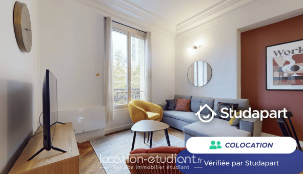 Colocation tudiante Studio à Paris 15me arrondissement (75015)