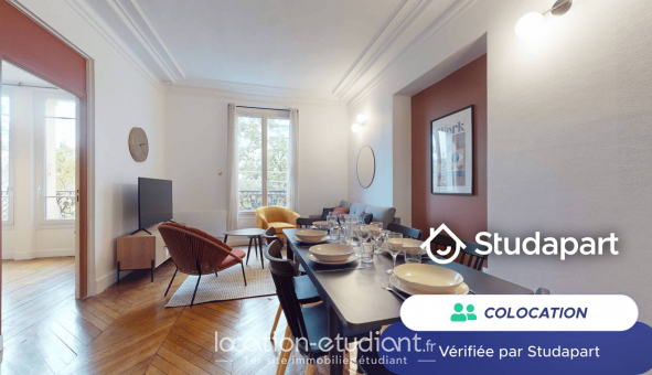 Colocation tudiante Studio à Paris 15me arrondissement (75015)