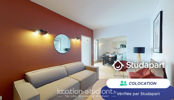 Colocation tudiante Studio à Paris 15me arrondissement (75015)