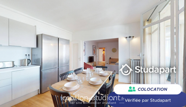 Colocation tudiante Studio à Paris 15me arrondissement (75015)