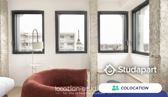 Colocation tudiante Studio à Paris 15me arrondissement (75015)