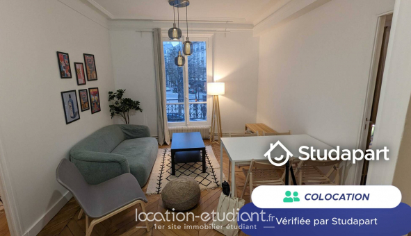 Colocation �tudiante Studio &agrave; Paris 15�me arrondissement (75015)