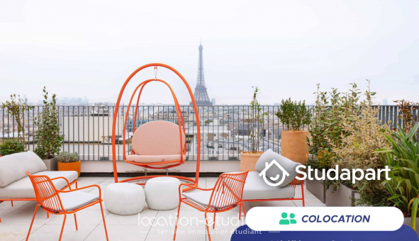 Colocation �tudiante Studio &agrave; Paris 15�me arrondissement (75015)