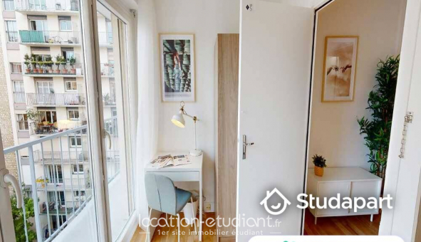 Colocation tudiante Studio à Paris 15me arrondissement (75015)