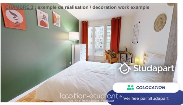 Colocation tudiante Studio à Paris 15me arrondissement (75015)