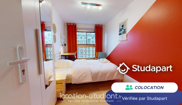 Colocation �tudiante Studio &agrave; Paris 15�me arrondissement (75015)