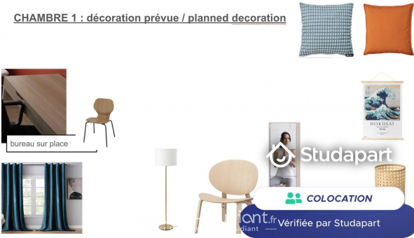 Colocation tudiante Studio à Paris 15me arrondissement (75015)