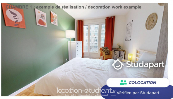 Colocation tudiante Studio à Paris 15me arrondissement (75015)