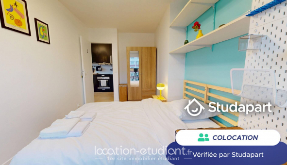 Colocation �tudiante Studio &agrave; Paris 15�me arrondissement (75015)