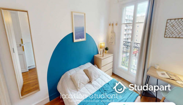 Colocation tudiante Studio à Paris 15me arrondissement (75015)