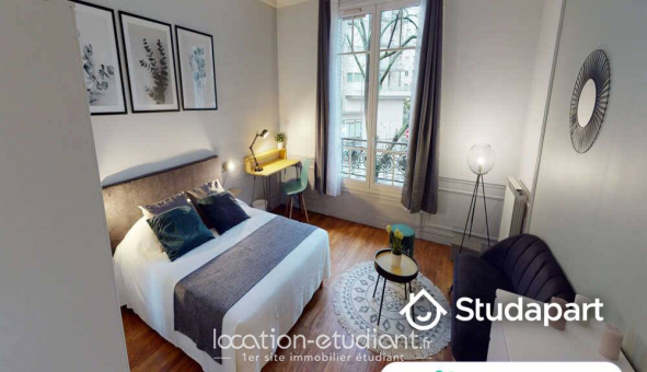 Colocation �tudiante Studio &agrave; Paris 15�me arrondissement (75015)