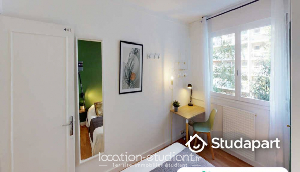 Colocation �tudiante Studio &agrave; Paris 15�me arrondissement (75015)