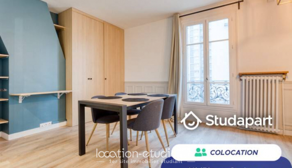 Colocation �tudiante Studio &agrave; Paris 15�me arrondissement (75015)