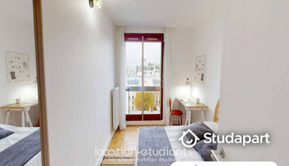 Colocation �tudiante Studio &agrave; Paris 15�me arrondissement (75015)