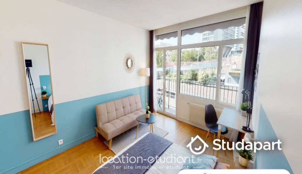 Colocation �tudiante Studio &agrave; Paris 15�me arrondissement (75015)