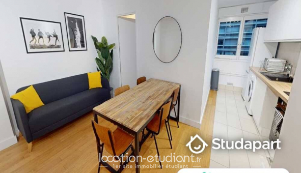 Colocation �tudiante Studio &agrave; Paris 15�me arrondissement (75015)