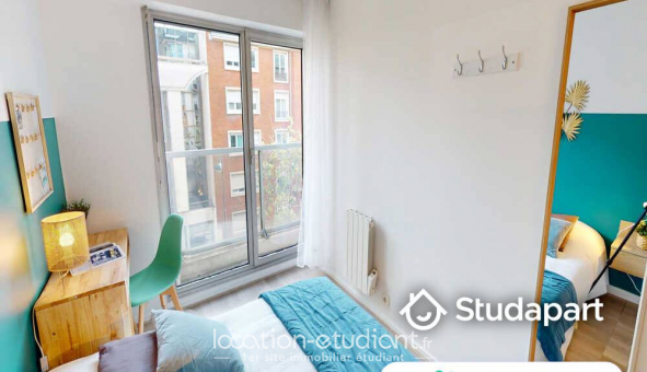Colocation �tudiante Studio &agrave; Paris 15�me arrondissement (75015)
