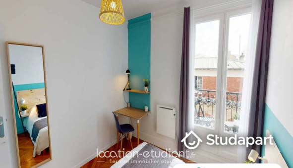 Colocation �tudiante Studio &agrave; Paris 15�me arrondissement (75015)