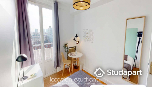Colocation �tudiante Studio &agrave; Paris 15�me arrondissement (75015)