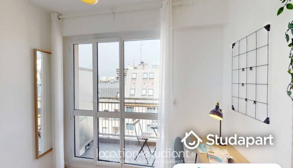 Colocation �tudiante Studio &agrave; Paris 15�me arrondissement (75015)