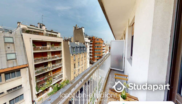 Colocation �tudiante Studio &agrave; Paris 15�me arrondissement (75015)