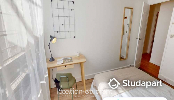 Colocation �tudiante Studio &agrave; Paris 15�me arrondissement (75015)