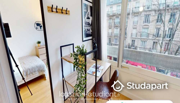 Colocation �tudiante Studio &agrave; Paris 15�me arrondissement (75015)