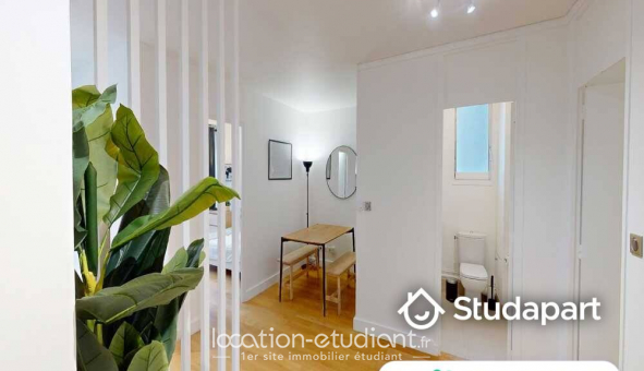 Colocation �tudiante Studio &agrave; Paris 15�me arrondissement (75015)