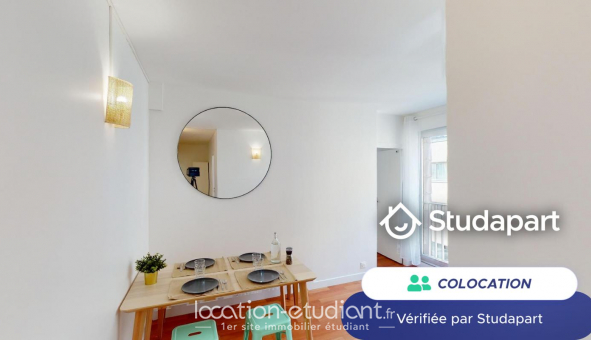 Colocation tudiante Colocation à Paris 15me arrondissement (75015)