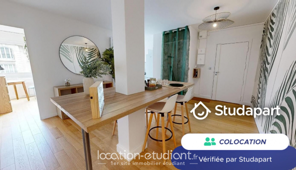 Colocation tudiante Colocation à Paris 15me arrondissement (75015)