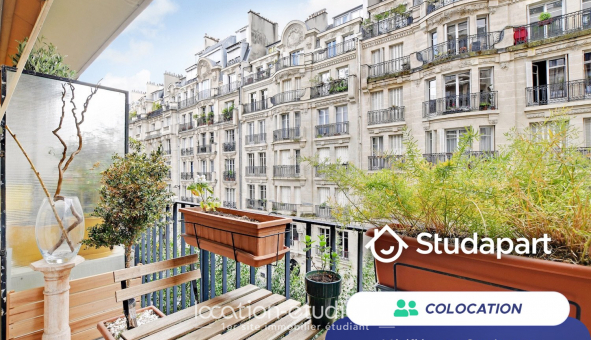 Colocation tudiante Studio à Paris 16me arrondissement (75016)