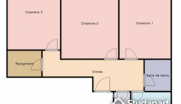 Colocation tudiante Studio à Paris 16me arrondissement (75016)