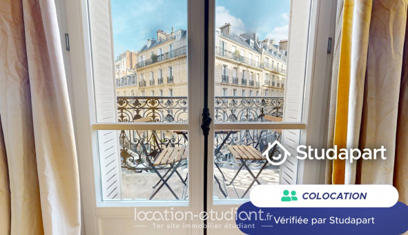 Colocation �tudiante Studio &agrave; Paris 16�me arrondissement (75016)